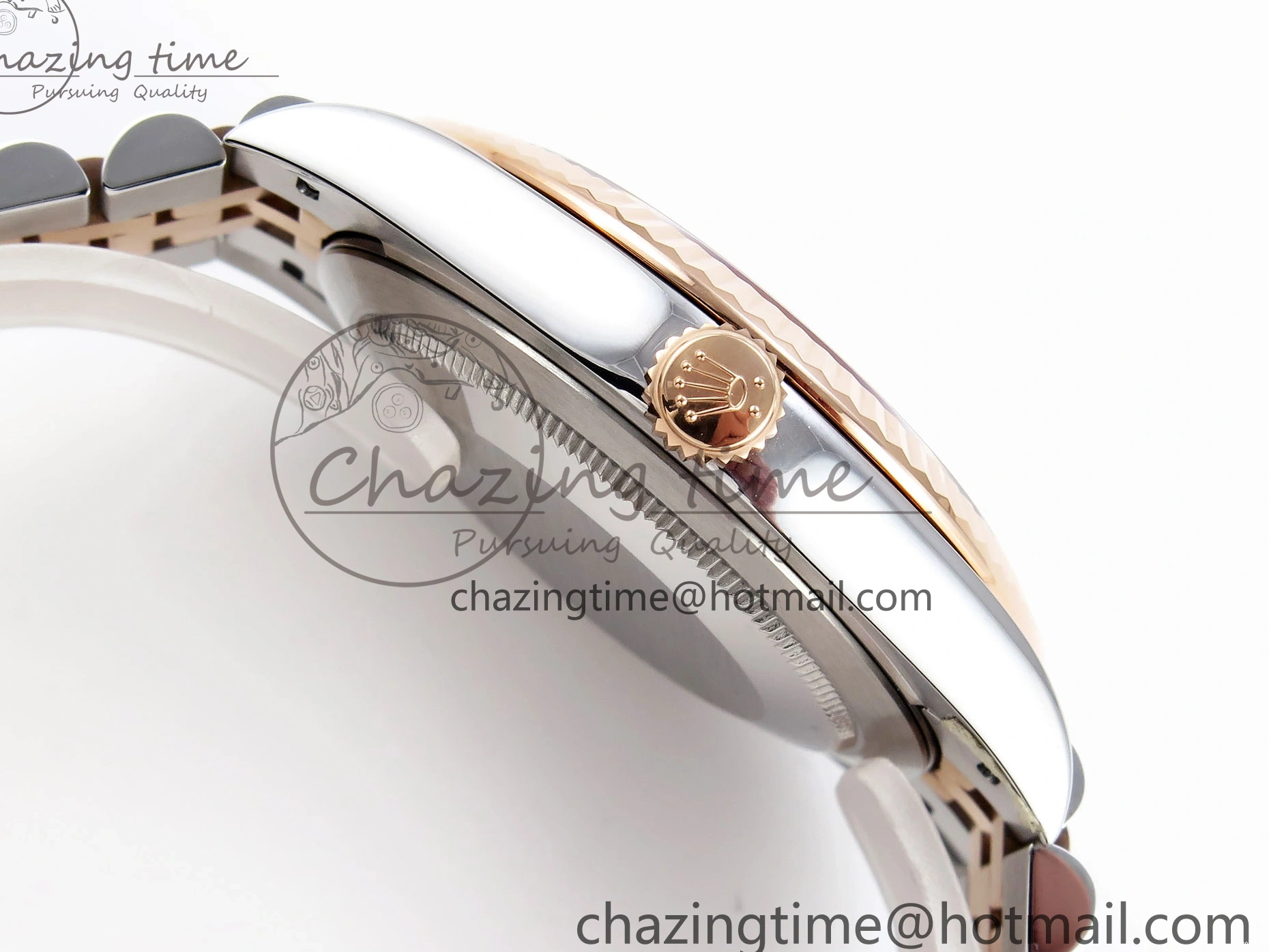 MiroTime 0226 Original DateJust 41 126331 904L SS RG VSF 1:1 Best Edition Brown Dial on Jubilee Bracelet VS 1711